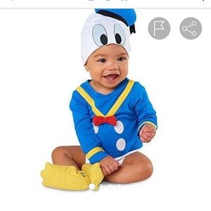 Disney Donald Duck Costume w/ booties